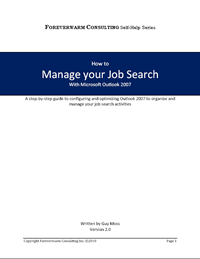 eBook: Manage your job search using Outlook